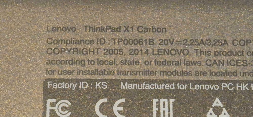 Lenovo ThinkPad X1 Carbon Intel Core i7