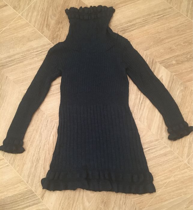 Ciepła zielona tunika S