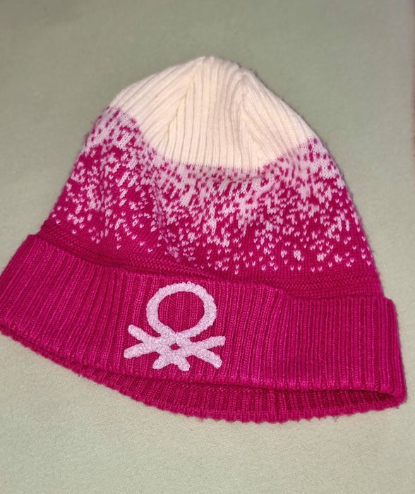 Benetton Czapka i szalik Komplet XS od 1-5 lat