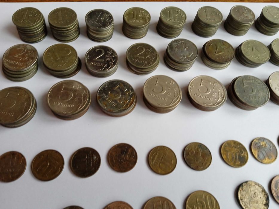 лот монет  много 1-2-5-10-50 коп