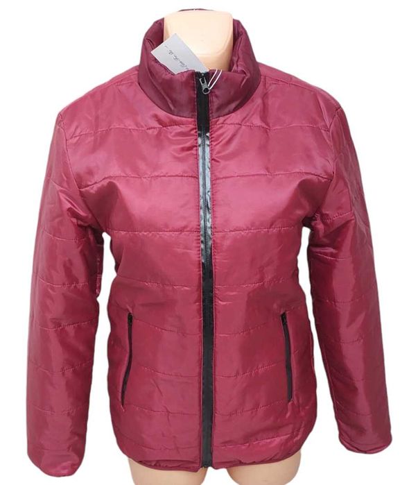 Bordowa kurtka pikowana, R. L