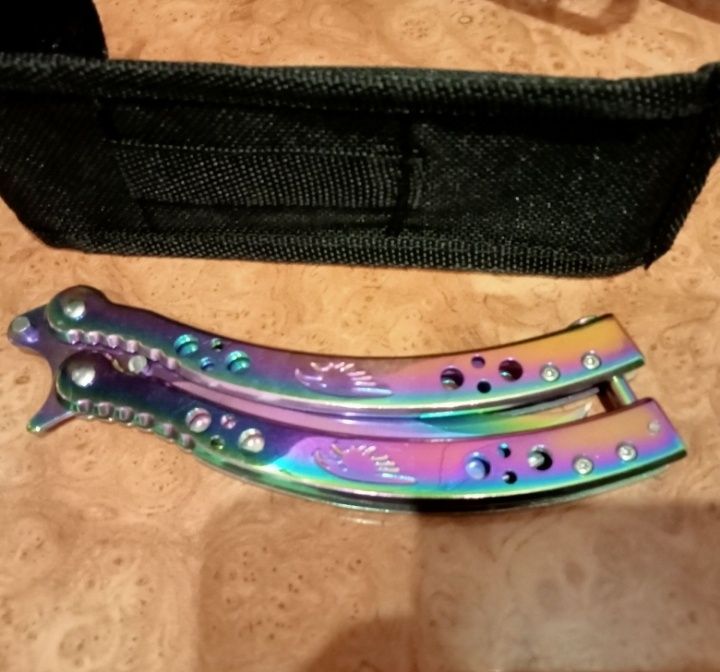 Rezerwacja Nóż motylkowy składany CS:GO CS2, sztylet, ostry + etui