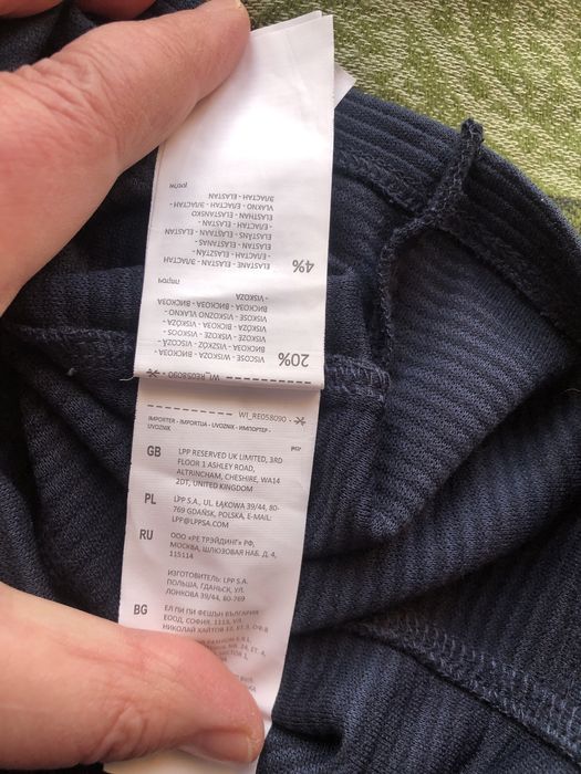 Asymetryczna Tunika Reserved | M | Granatowa | Nowa z Metką