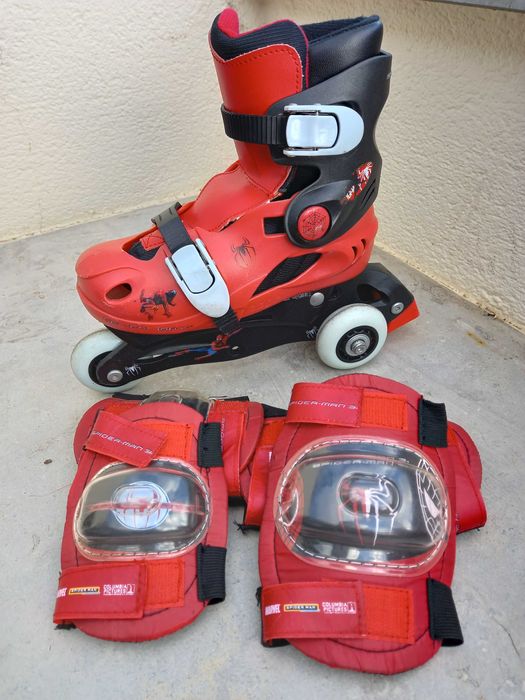 Patins em Linha MARVEL “Spider Man” tamanhos 28, 29, 30 ou 31