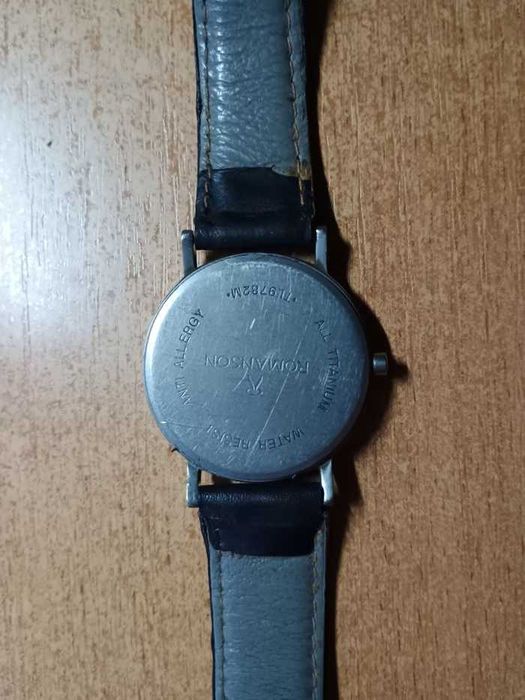 Годинник наручний титановий Romanson Titanium DL9782CMBWA3C2 (DL9782CMWH BLACK)