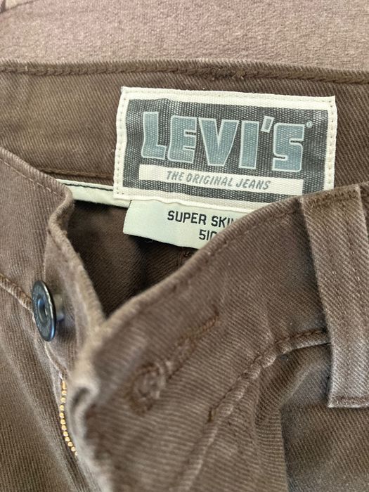 Dżinsy czekoladowe Levis 510