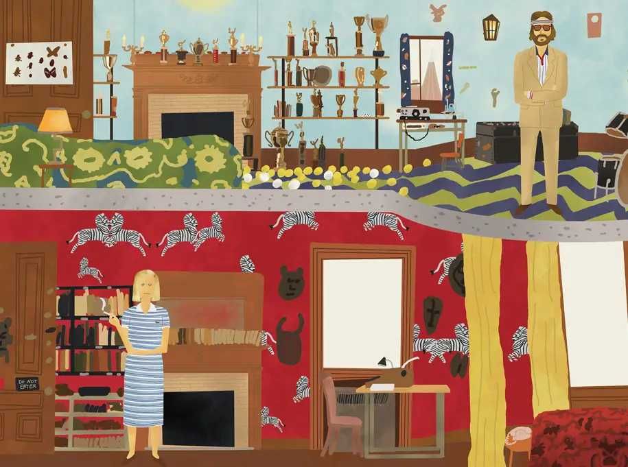 Max Dalton Royal Tenenbaums Filme Impressão 111 Archer Av Wes Anderson