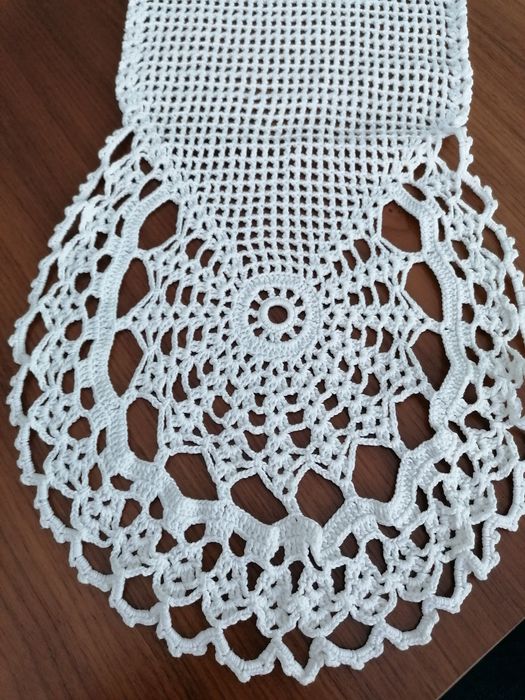 Centro de mesa em renda croché