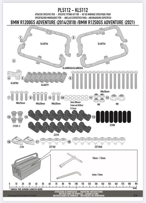 Givi PL5112 - BMW GS 1200 & 1250