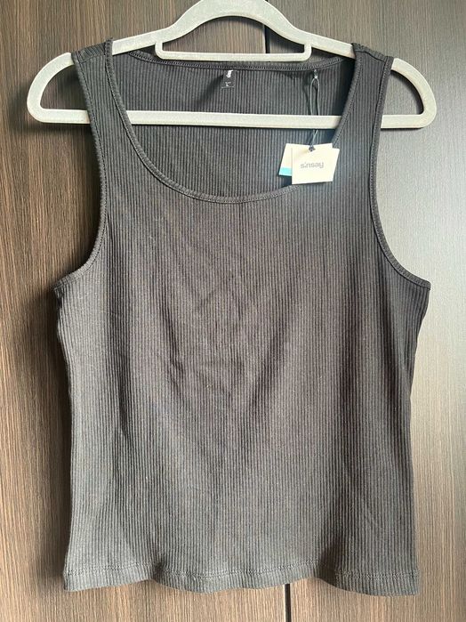 Czarny top Sinsay L
