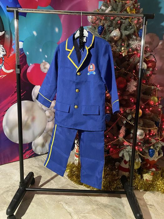 Костюм новогодний карнавальный машинист паровоза