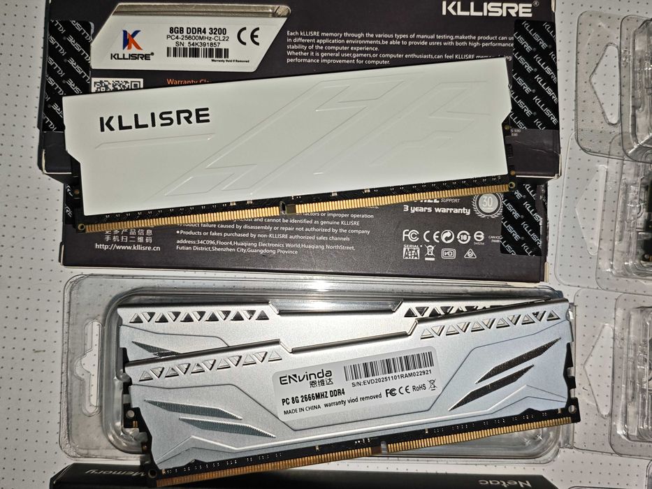 メモリー KLLISRE RAM 16GBx2 Kllisre Memória DDR4 8GB 16GB メモリ 2666MHz 3200MHz デスクトップ
