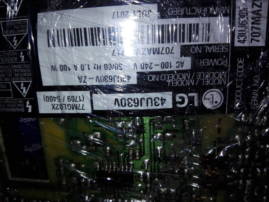 Smart tv LG 43UJ630V Peças