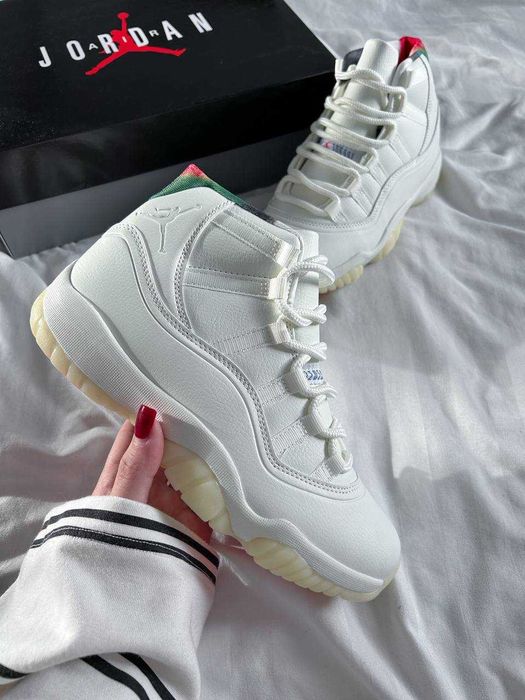 Air Jordan 11 Retro (36-41) Белые кросовки джордан