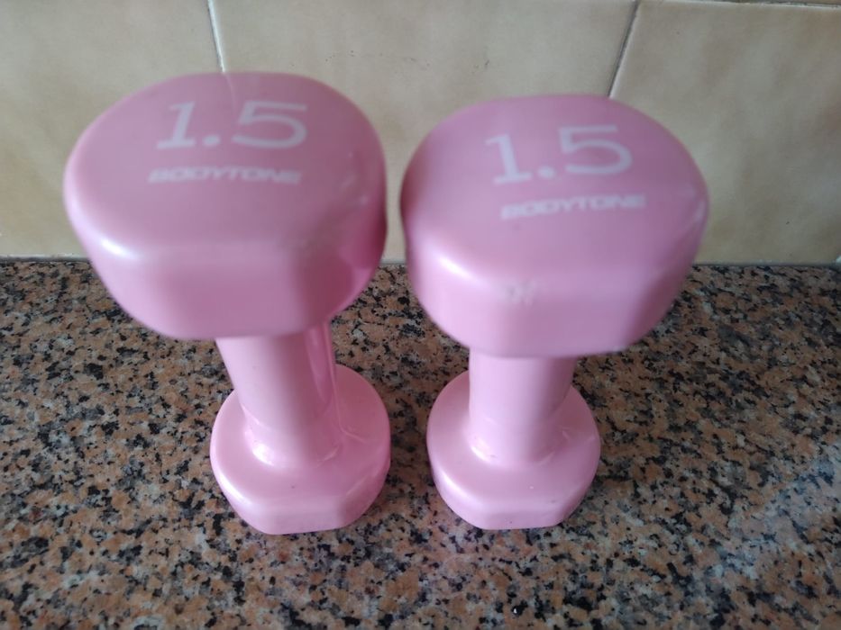 Conjunto de Halteres para Tonificação Muscular casa quarto apartamento