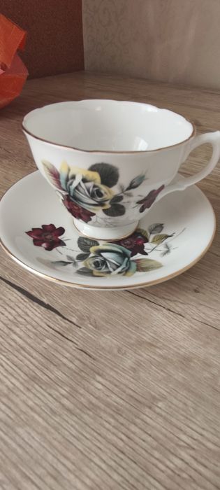 Англійська чайна пара Windsor, кістяна порцеляна (Fine Bone China)