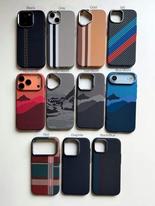 Чохол карбон MagSafe чехол карбоновий iPhone 17 Pro Max айфон про макс