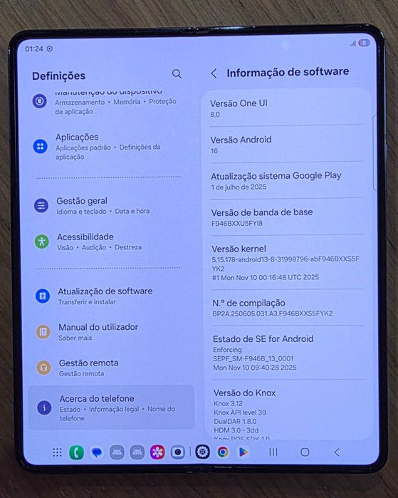 Samsung Z Fold5 5G 256GB - Desbloqueado - Dual SIM