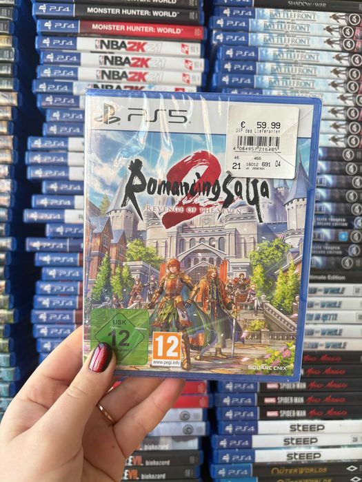 Гра Romancing Saga 2 на ps5, диск з грою на пс 5, ліцензія