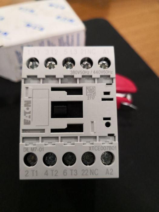 Пускач магнітний. Контактор Итон. 3кВт, кат. 380В