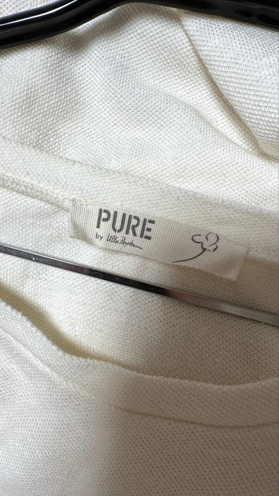 Натуральна лляна блуза туніка оверсайз pure by ulla popken
