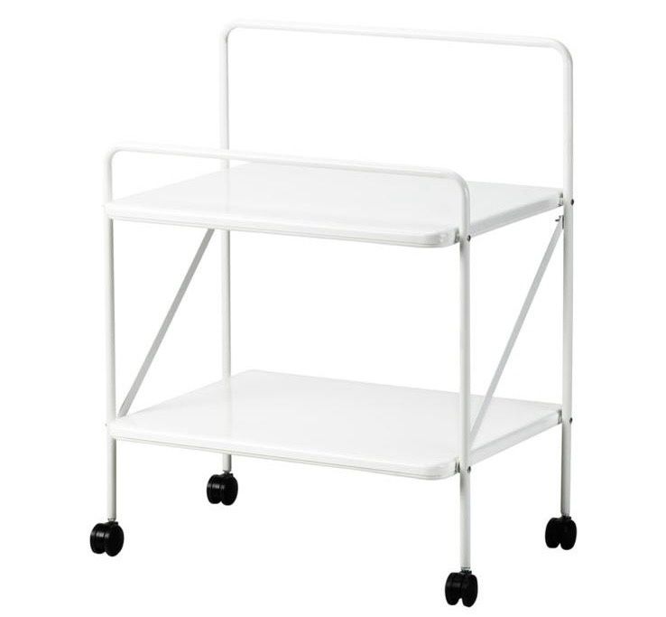 Stolik na kółkach Jarlasa Ikea, stolik balkonowy/ogrodowy na kółkach