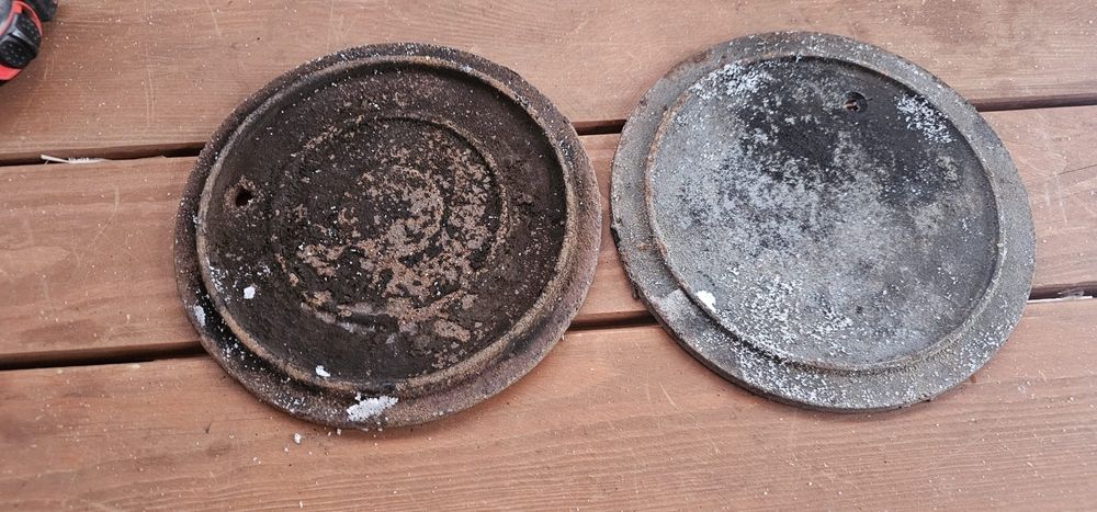 Blacha płyta żeliwna do pieca okrągła fi 200