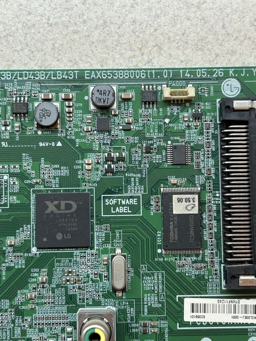 Плата управления ТВ LG42lb561