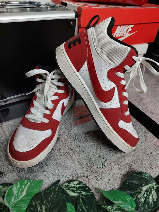 Buty Nike Court Borough Mid red/white