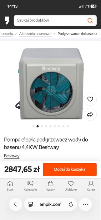Basen ogrodowy bestway
