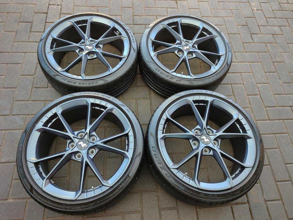 5x114.3 ALUFELGI Kute R19  HYUNDAI i30N PERFORMANCE i30 SANTA FE TUCSON ix35 Kia Sportage Ceed ProCeed X Ceed ET55 8j TPMS czujniki 4szt BEZ OPON!
