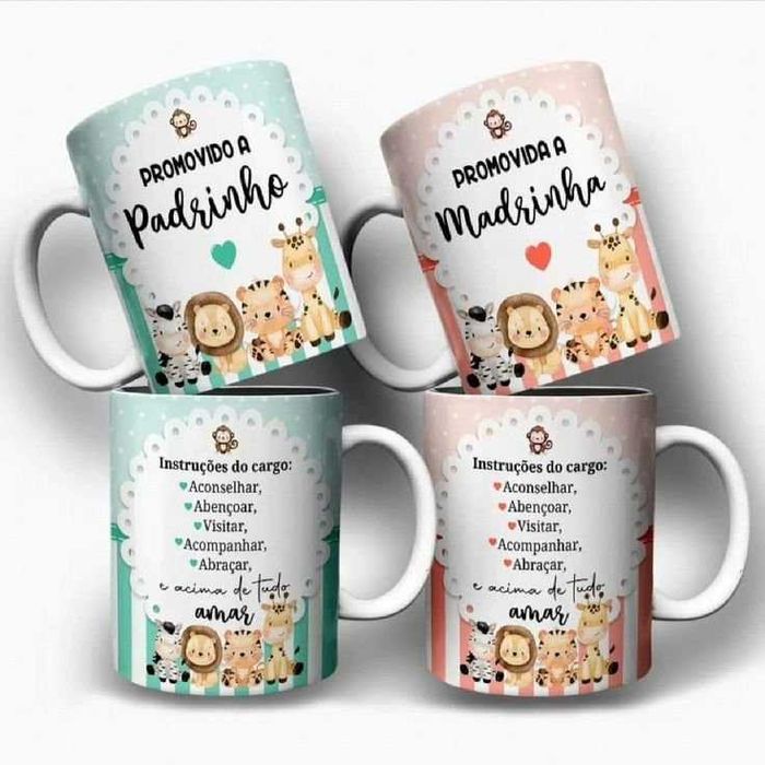 Canecas Personalizadas Padrinhos