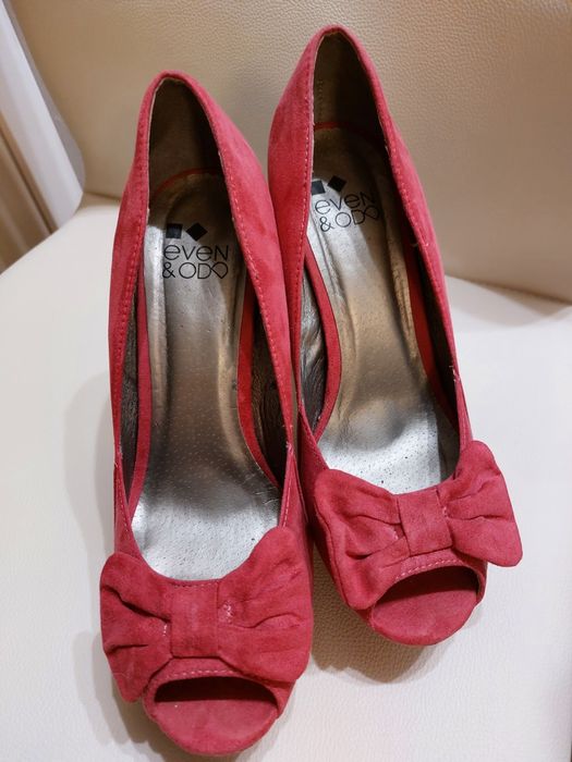 Buty na obcasie różowe Even&Odd rozm.40