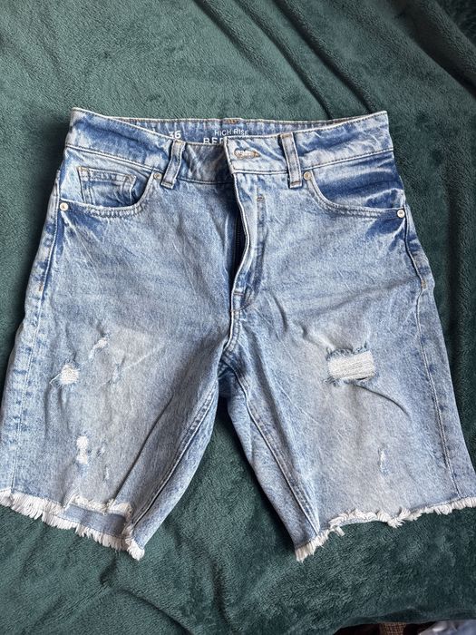 Джинсові шорти бермуди