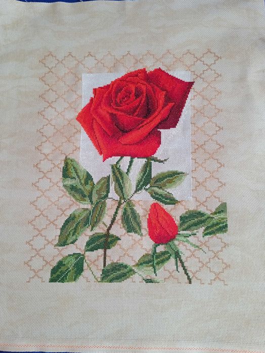 Картина вишита нитками