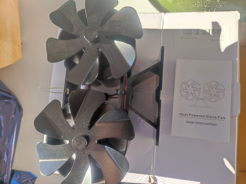 Ventilador de lareira ou salamandra
