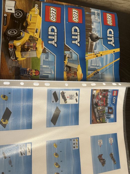 Lego city wycofany 66521 3w1 60073+60074+60076 wyburzenie