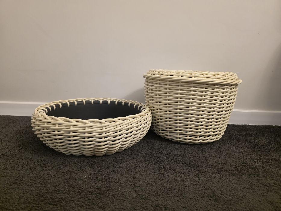 Кашпо ручної роботи з ротангу — стильне та міцне