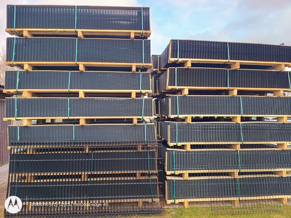 Ogrodzenie panelowe 3D 173 cm Śląsk montaż