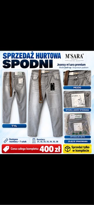 Ubrania MSara spodnie
