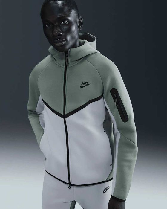 ‼️Кофта Толсотвка Худі Nike Tech Full-Zip Windrunner Оригинал! (HV0949-365)