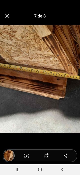 Casota para cães em madeira