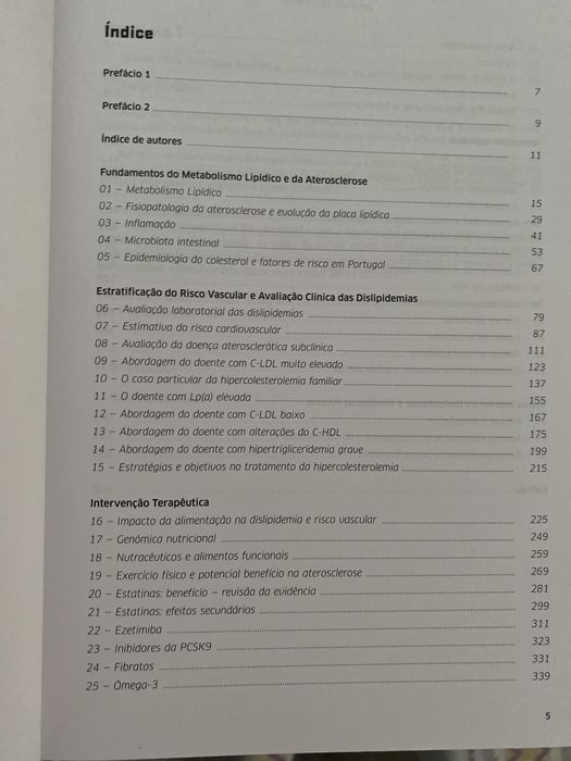 Livro “Manual de Lípidos”, Sociedade Portuguesa de Aterosclerose NOVO