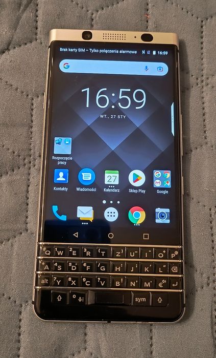 Smartfon BlackBerry KeyOne 32GB srebrny