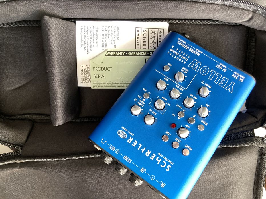 Schertler Yellow Single Pre-amplifier