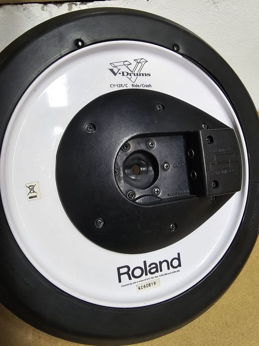 Pad trzystrefowy talerz crash ride Roland CY12R/C Td