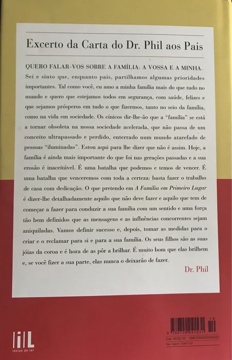 Psicologia A família em primeiro lugar