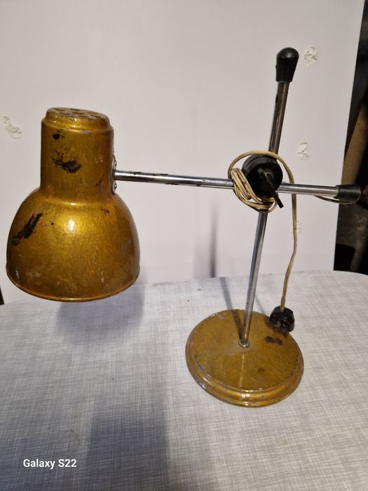 Lampy biurkowe czasy prl