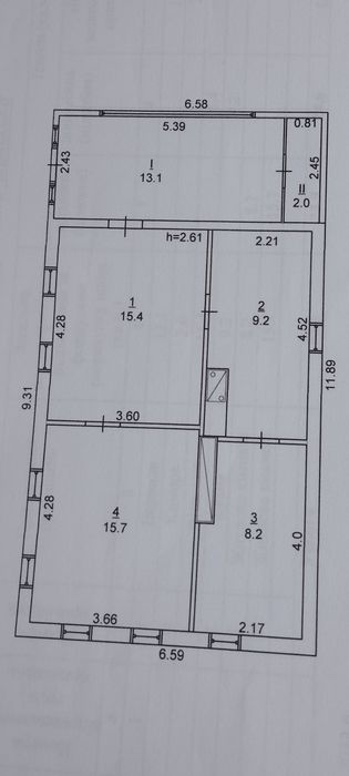 Продаж будинку під реконструкцію   з великою земельною ділянкою в с. Балаклея