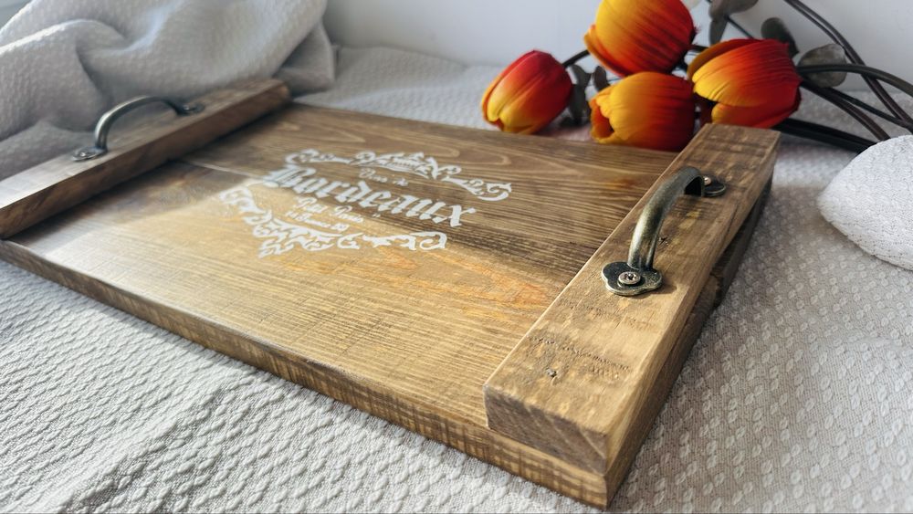 Tabuleiro rustico/bandeja